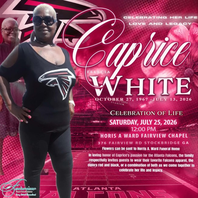 Obituary of Caprice White
