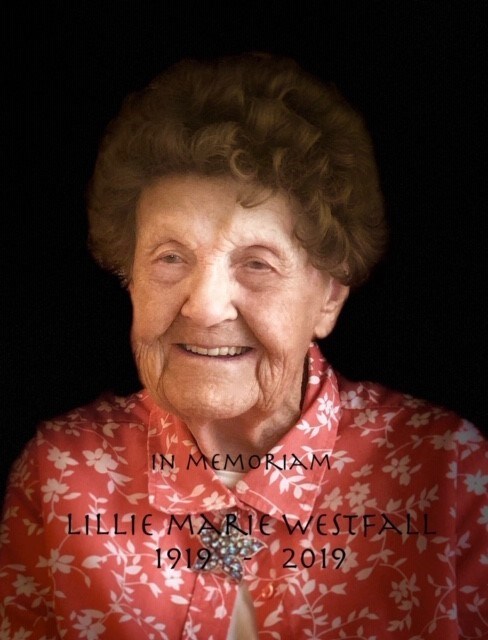 Obituario de Lillian "Lillie" Marie Westfall