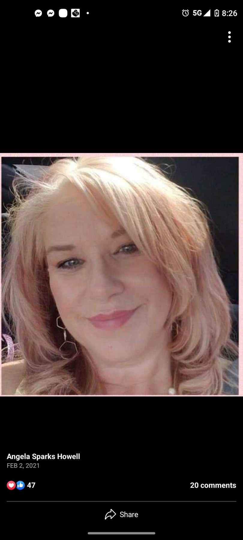 Obituary of Angela Sparks Howell