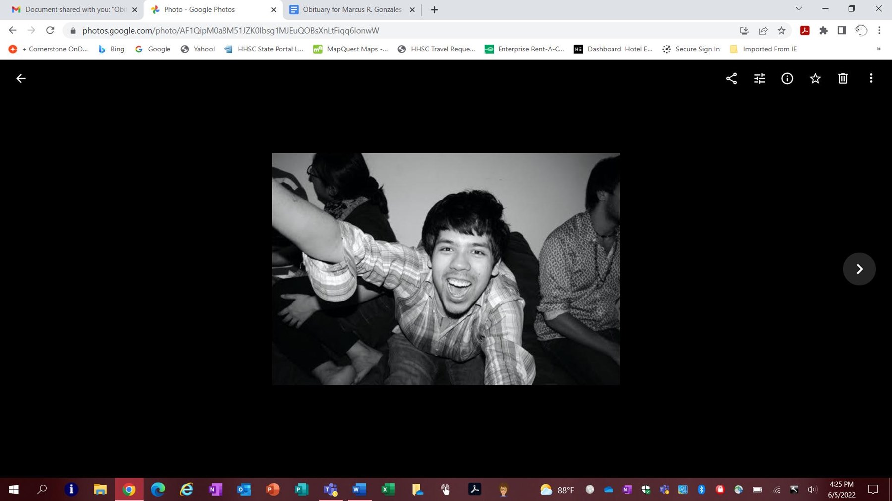 Obituary of Marcus Raphael Gonzales-DeCardenas