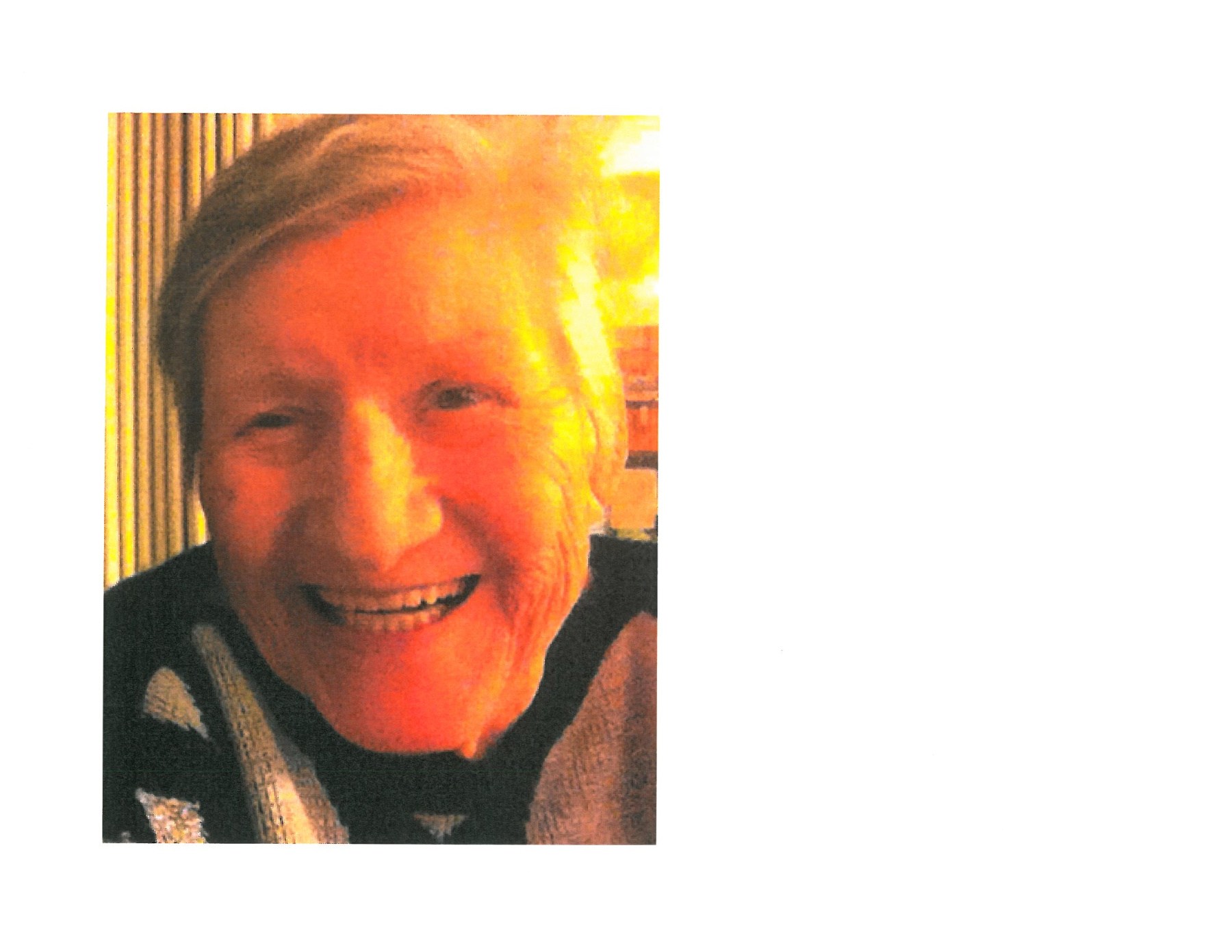 Obituary of Ms Christine Brown