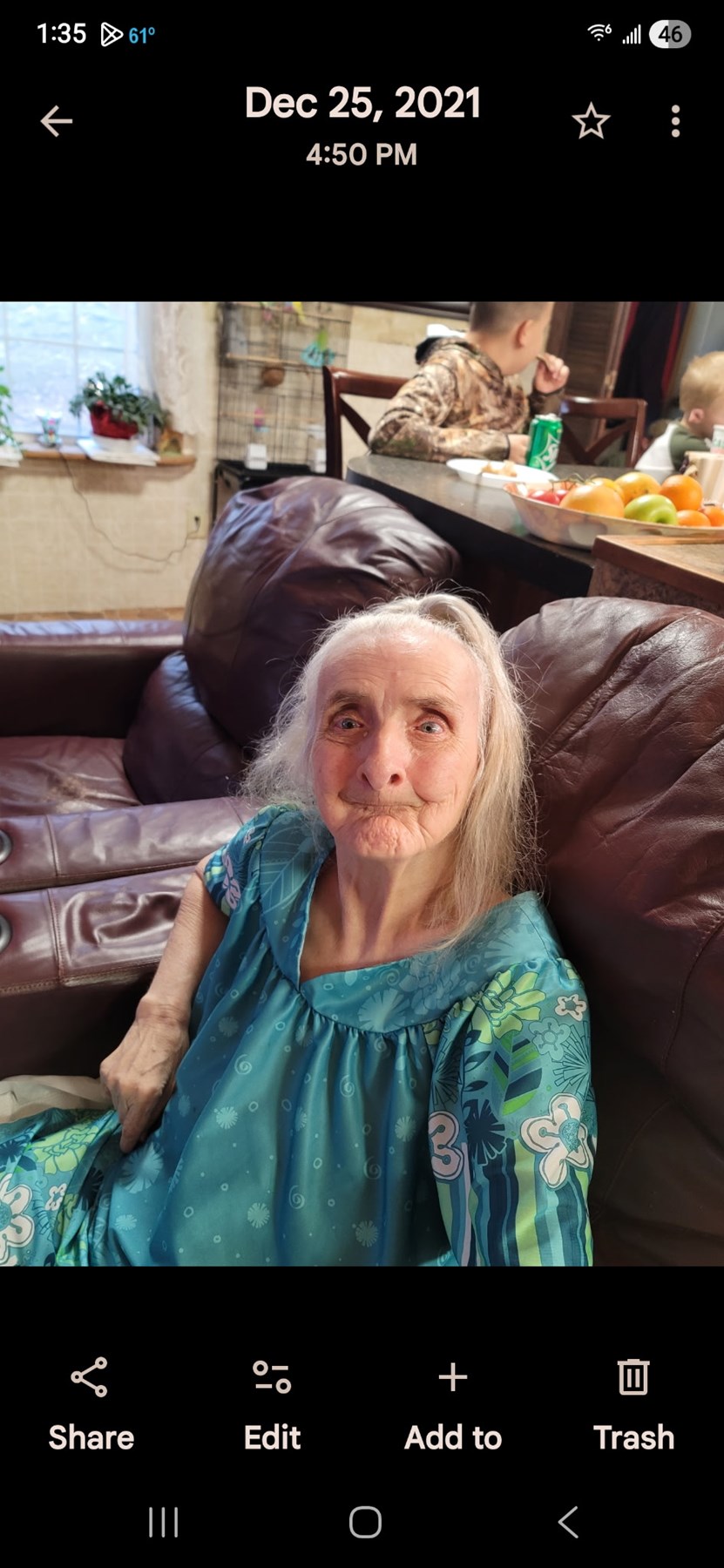 Avis de décès de Polly Napier