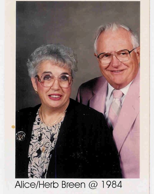 Obituary of Alice M. Matteo Breen