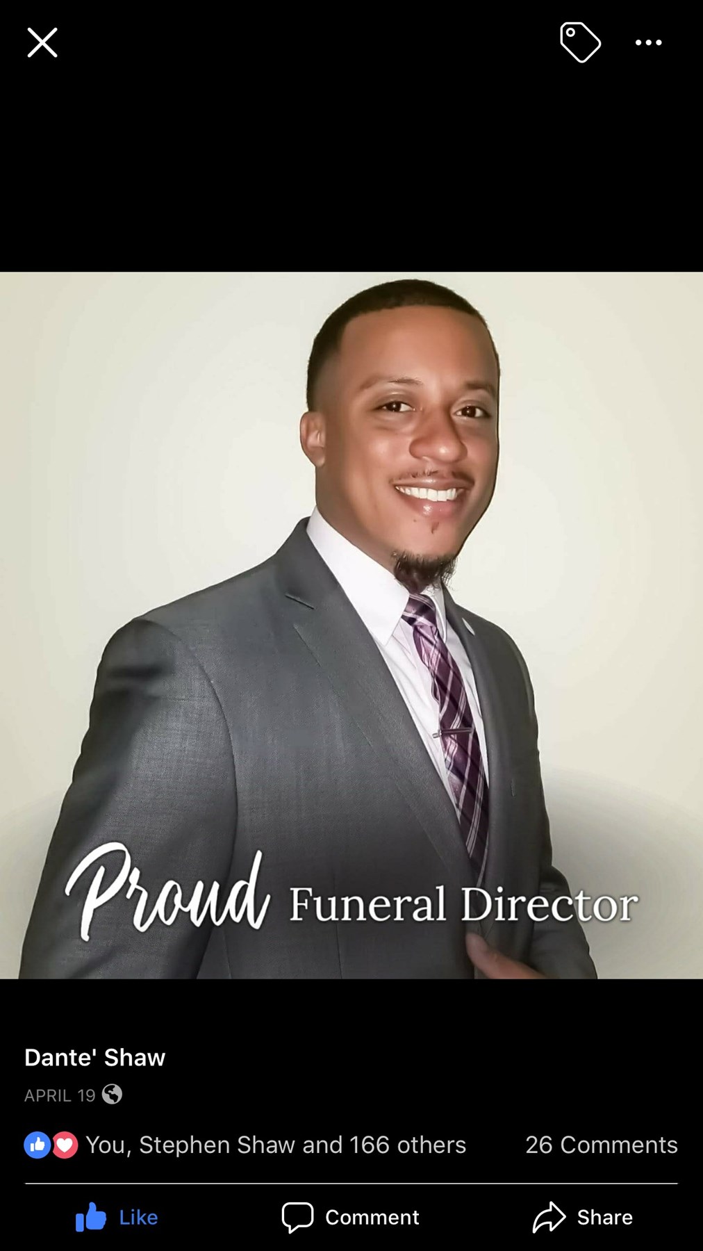 Obituary of Dantevis Quintel Shaw