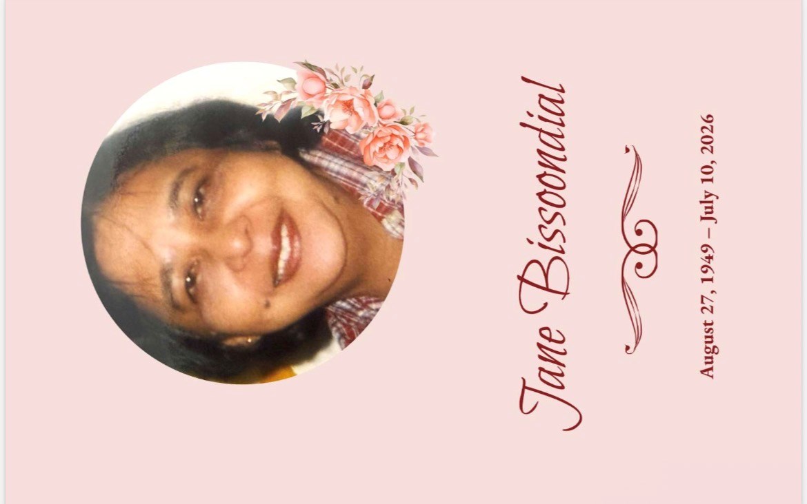 Obituary of Jane Bissoondial