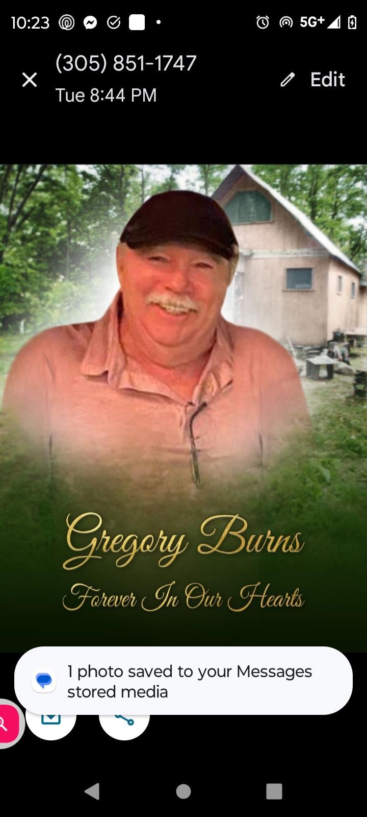 Obituary of Mr Gregory "Punchy" John Burns