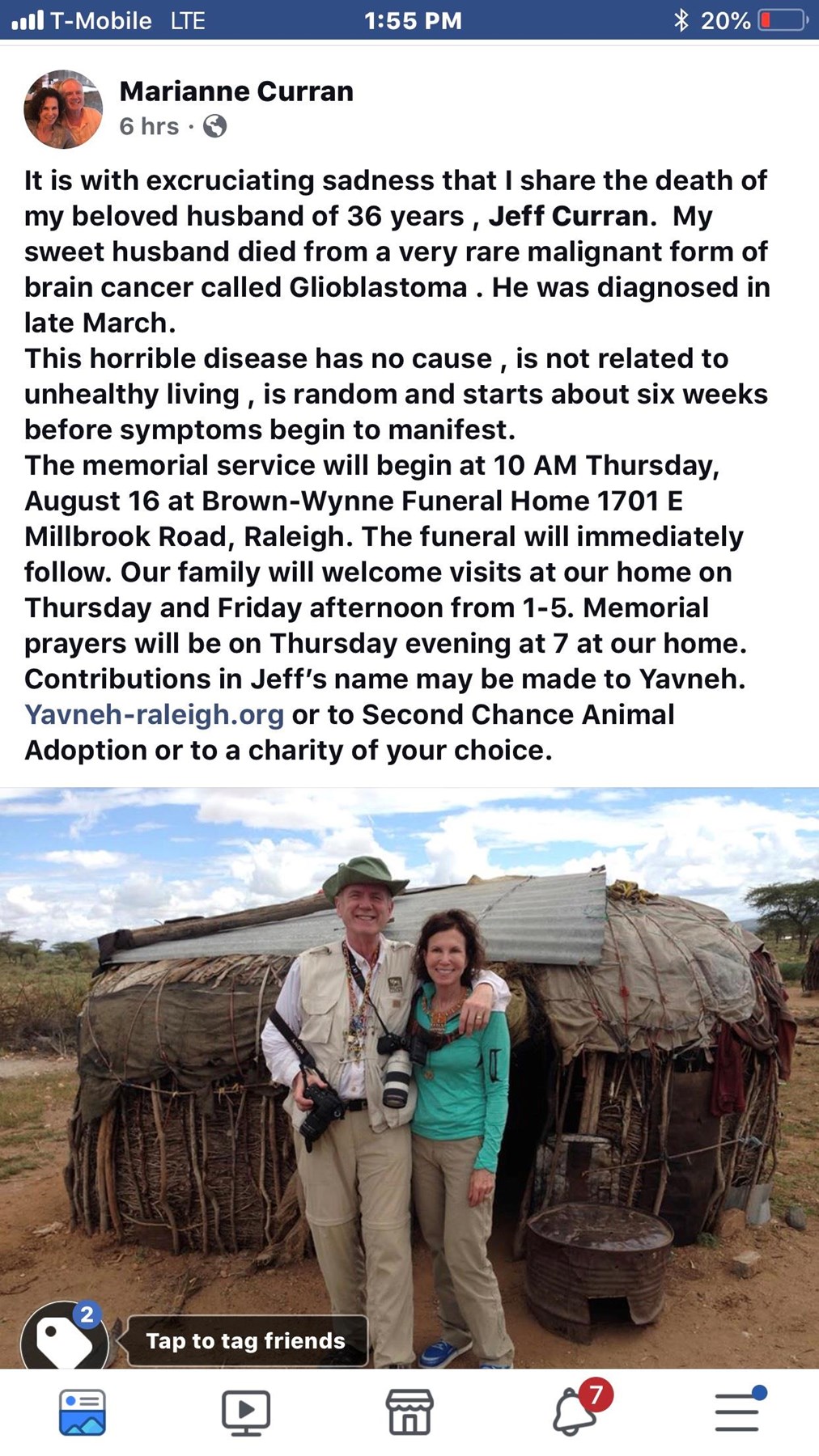 Obituary of James Jeffrey Curran