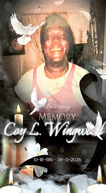 Obituary of Coy Leslie Wingwood