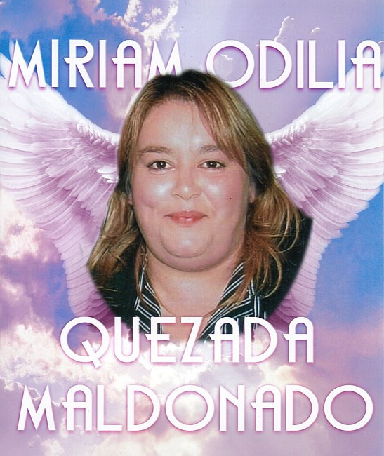 Obituary of Miriam Odilia Maldonado