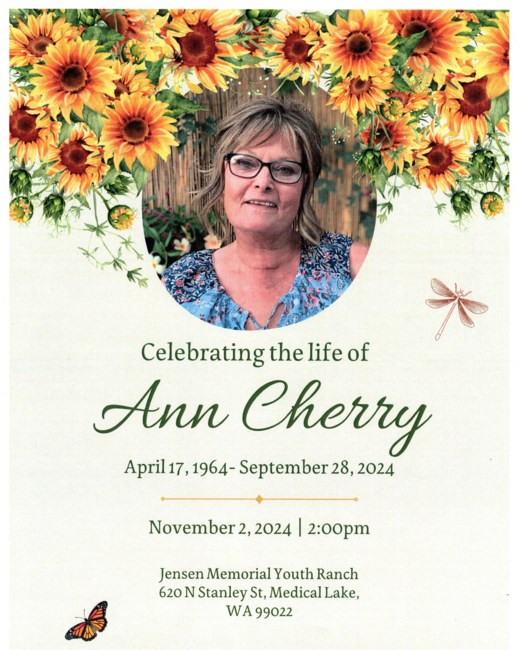 Avis de décès de Dorothy Ann Cherry