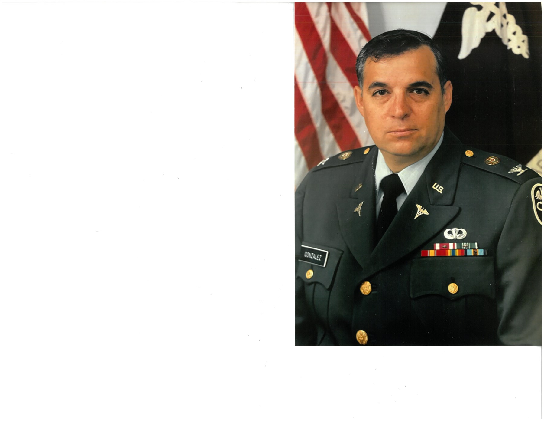 Obituario de Doctor William E. Gonzalez, Colonel, United States Army, Retired