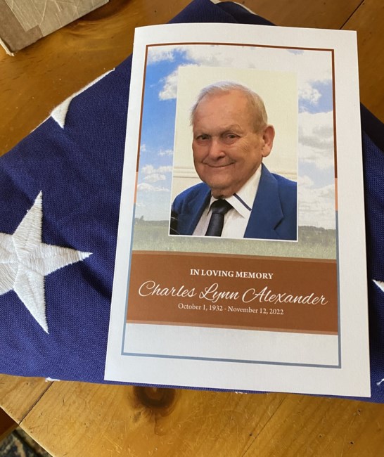 Obituary of Charles Lynn Alexander