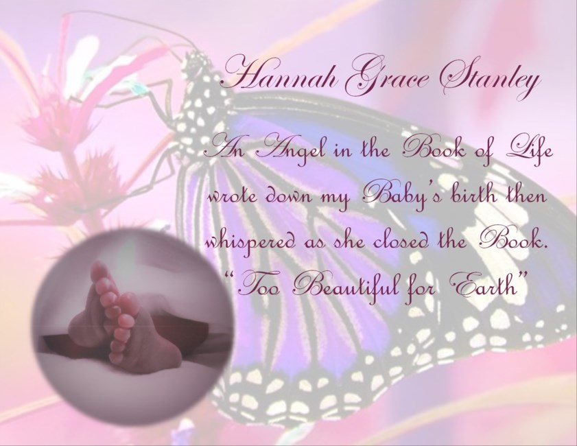 Avis de décès de Hannah Grace Stanley