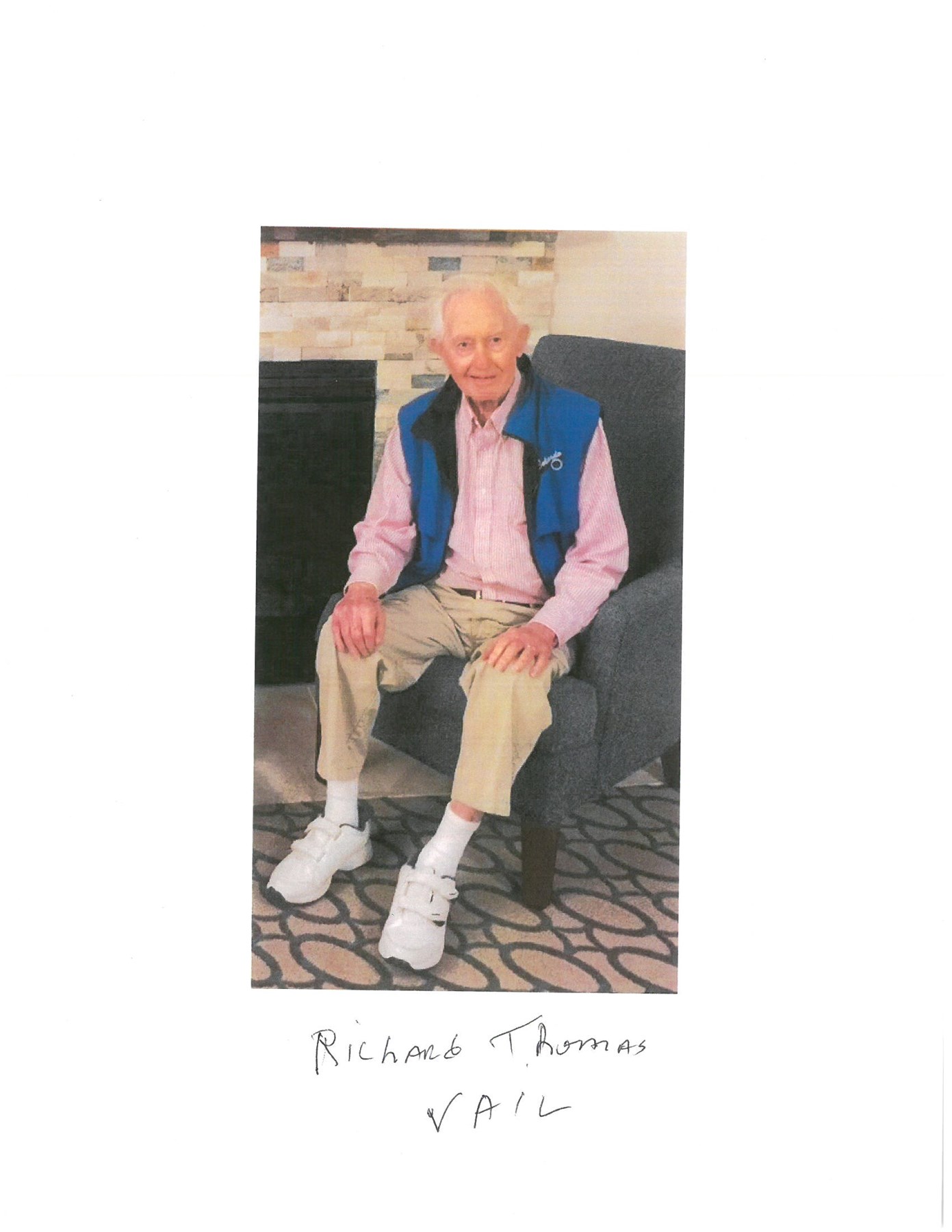 Obituary of Richard Thomas Vail