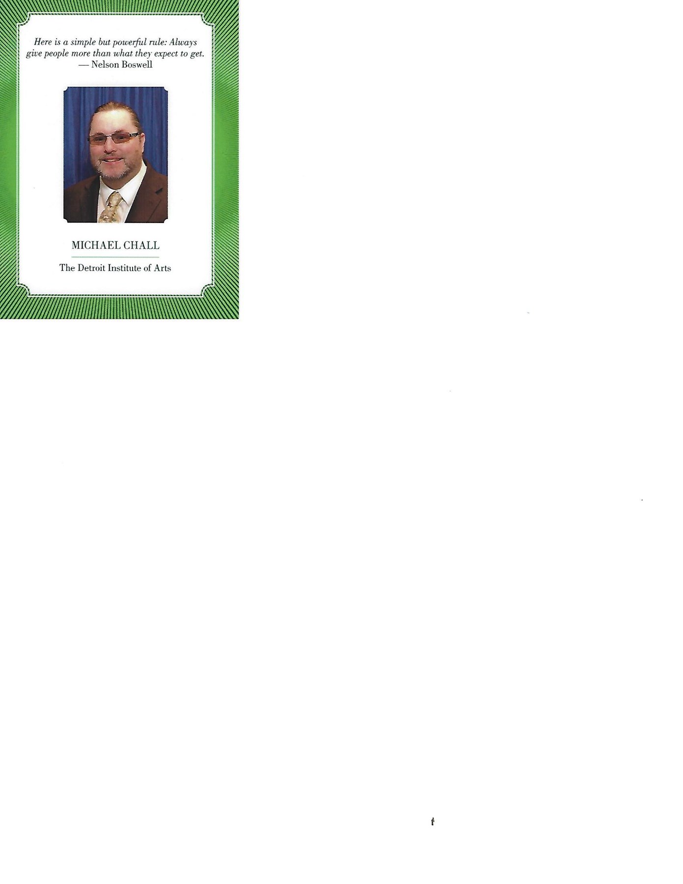 Obituary of Michael L. Chall