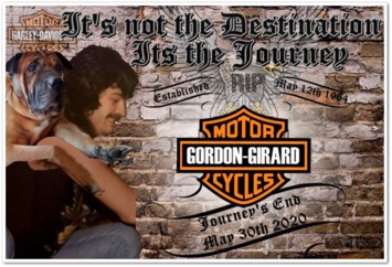Obituary of Gordon Norman Girard