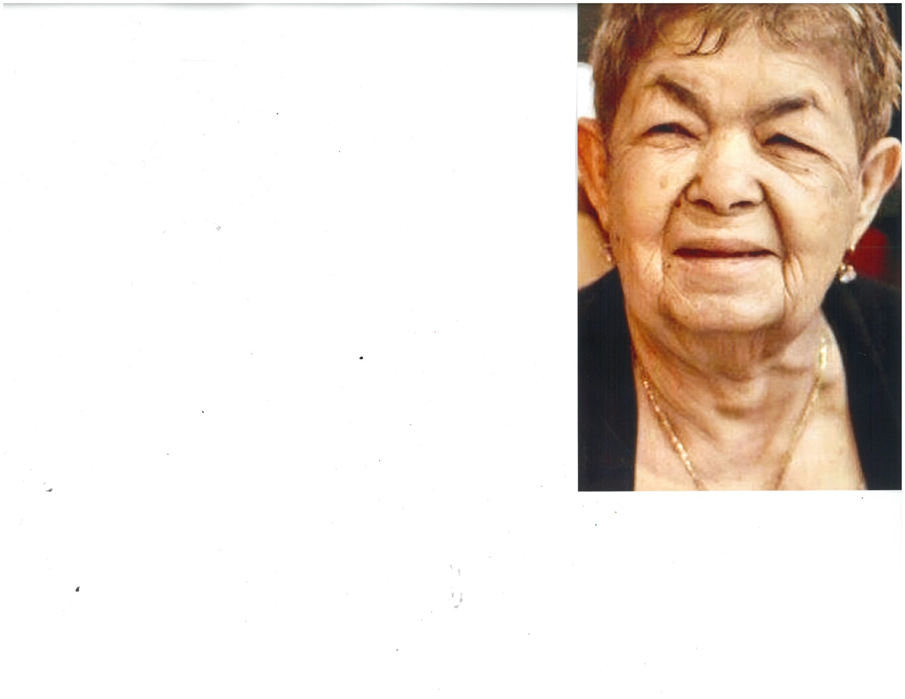 Avis de décès de Maria D. Muñoz