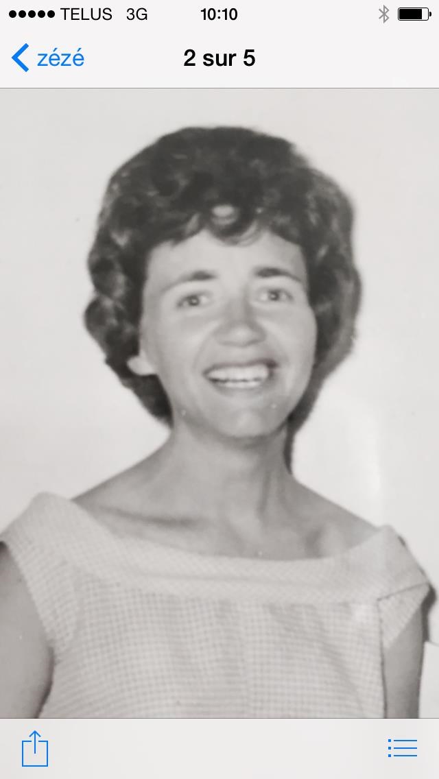 Avis de décès de Genevieve Thibodeau