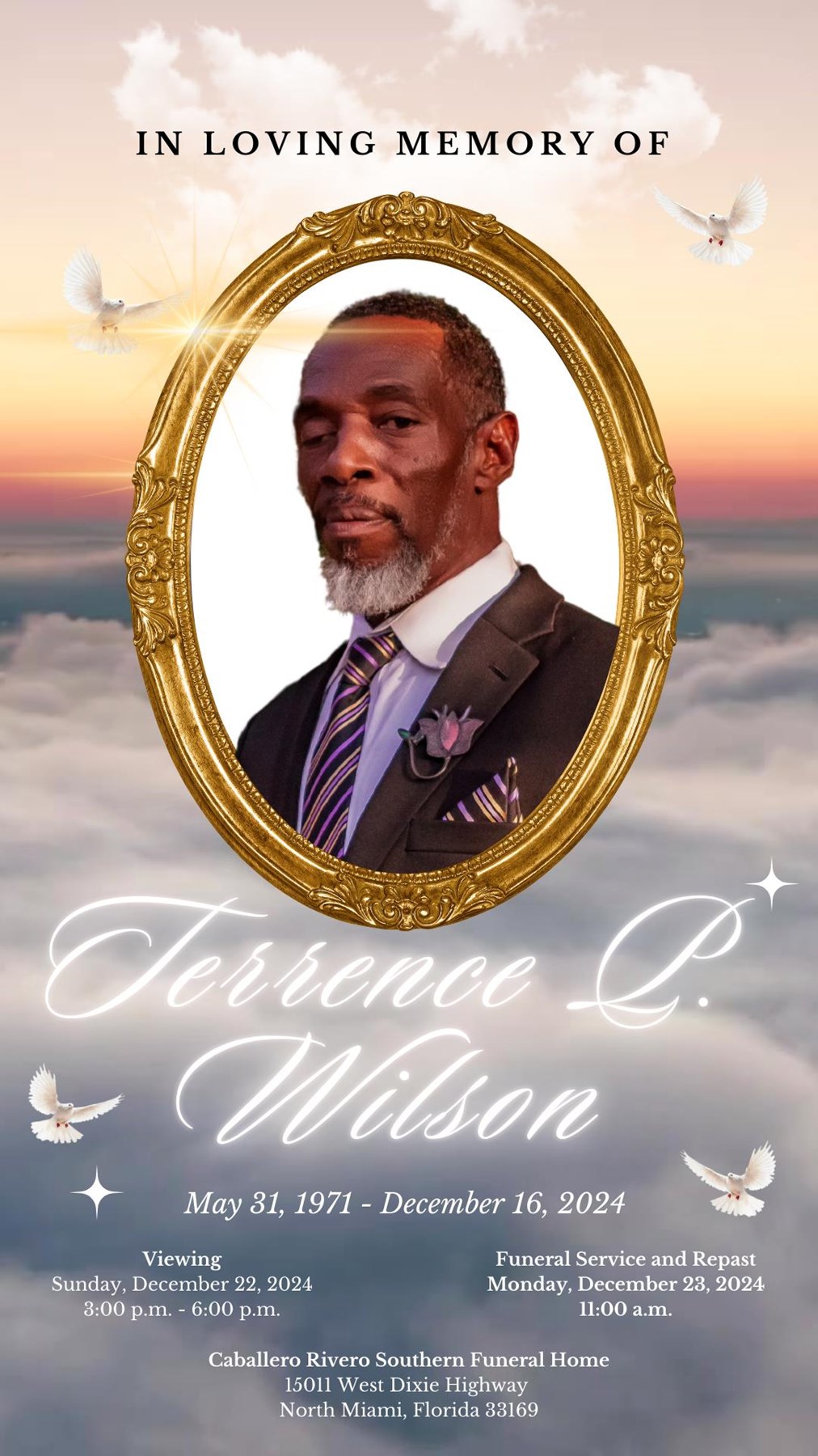 Obituary of Terrence Phillip Wilson