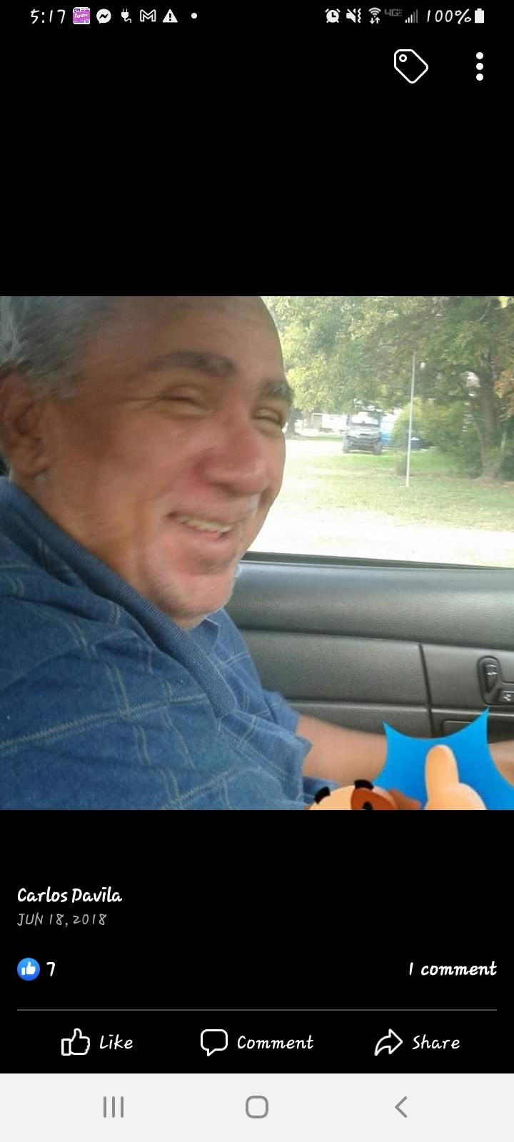 Obituary of Carlos Morales Davila