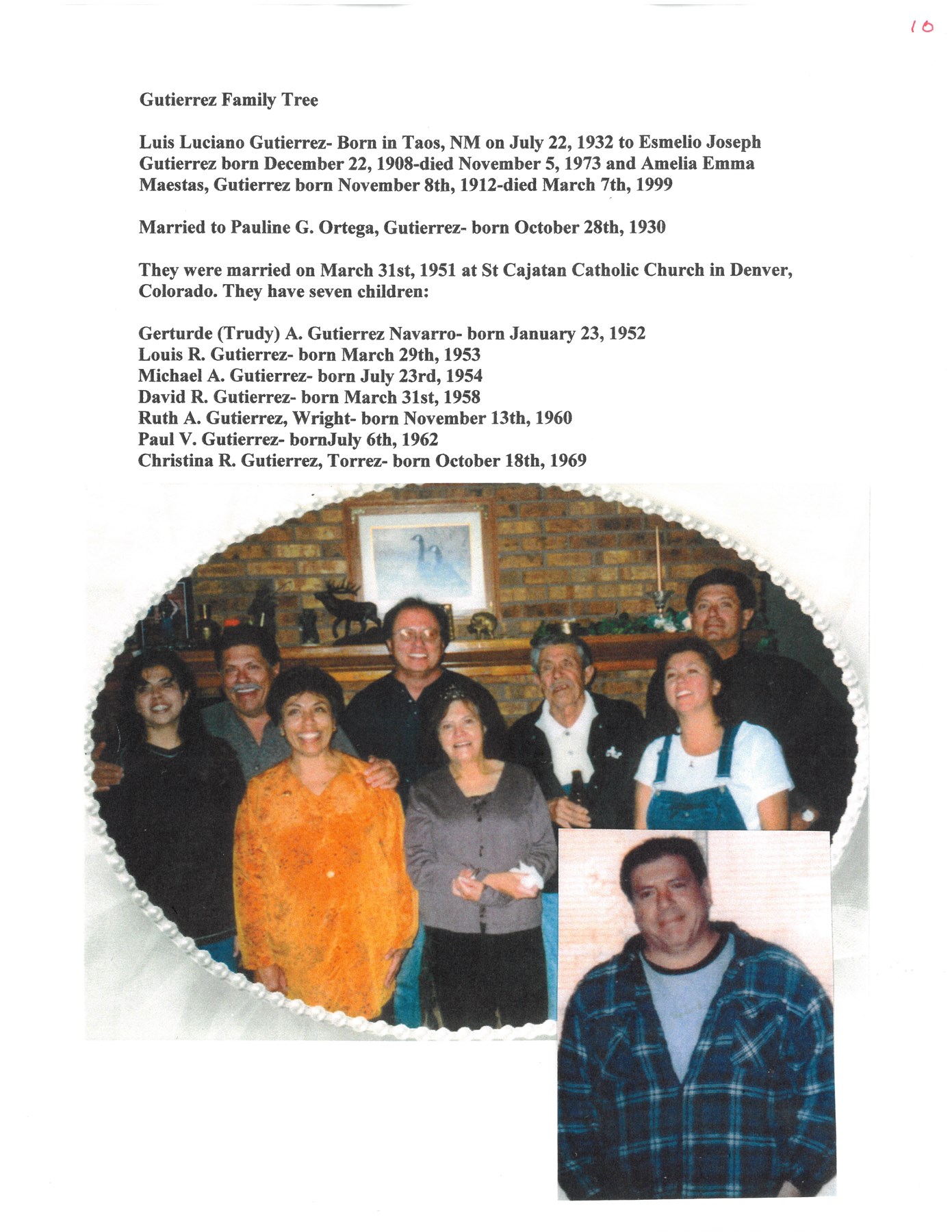 Obituary of Paul Vincent Gutierrez