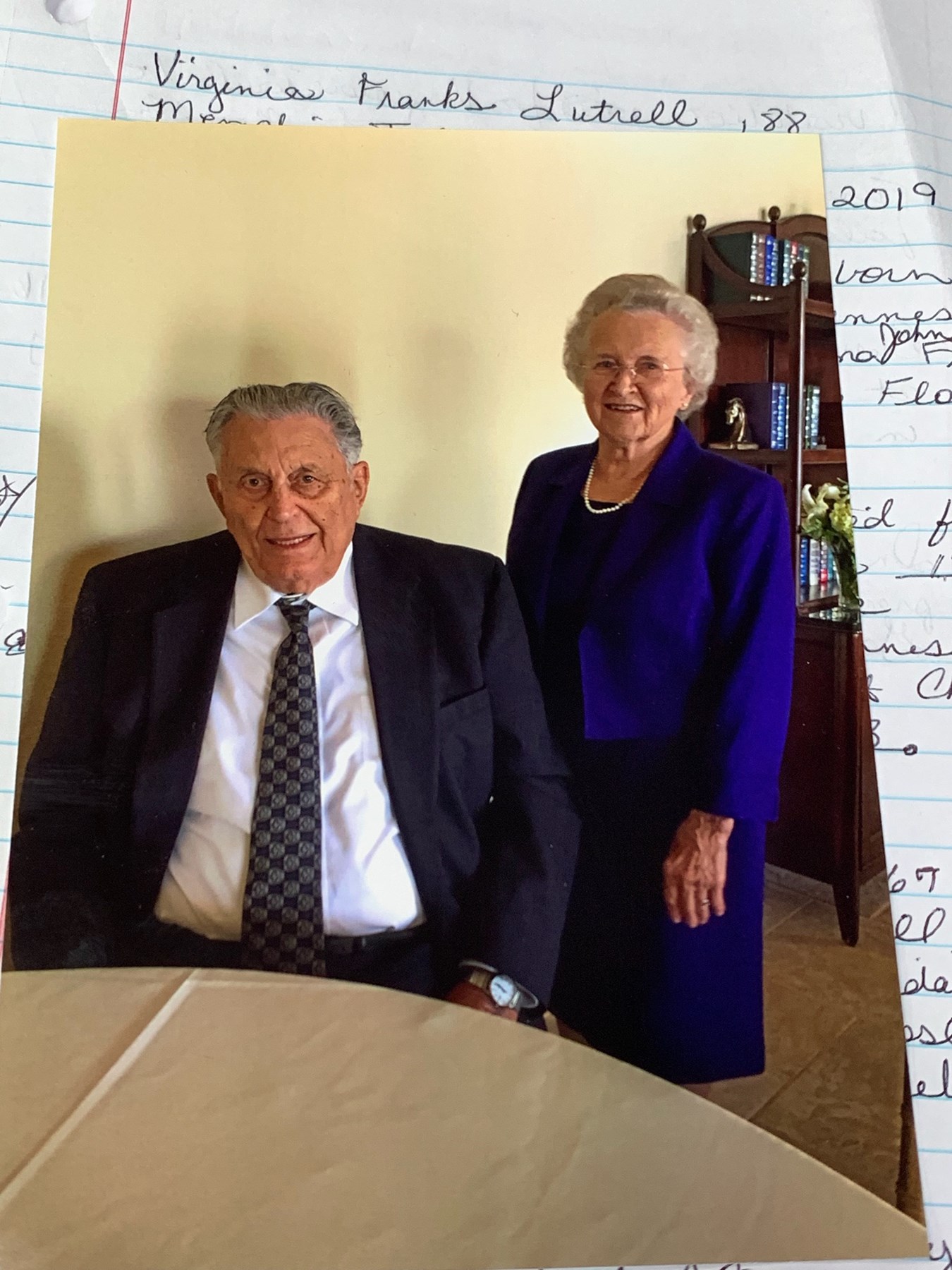 Obituary of Virginia Franks Lutrell