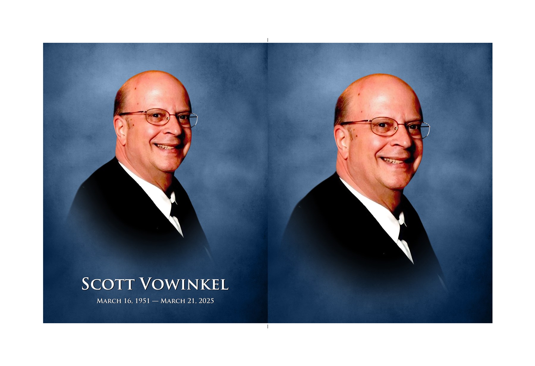 Avis de décès de Scott George Vowinkel