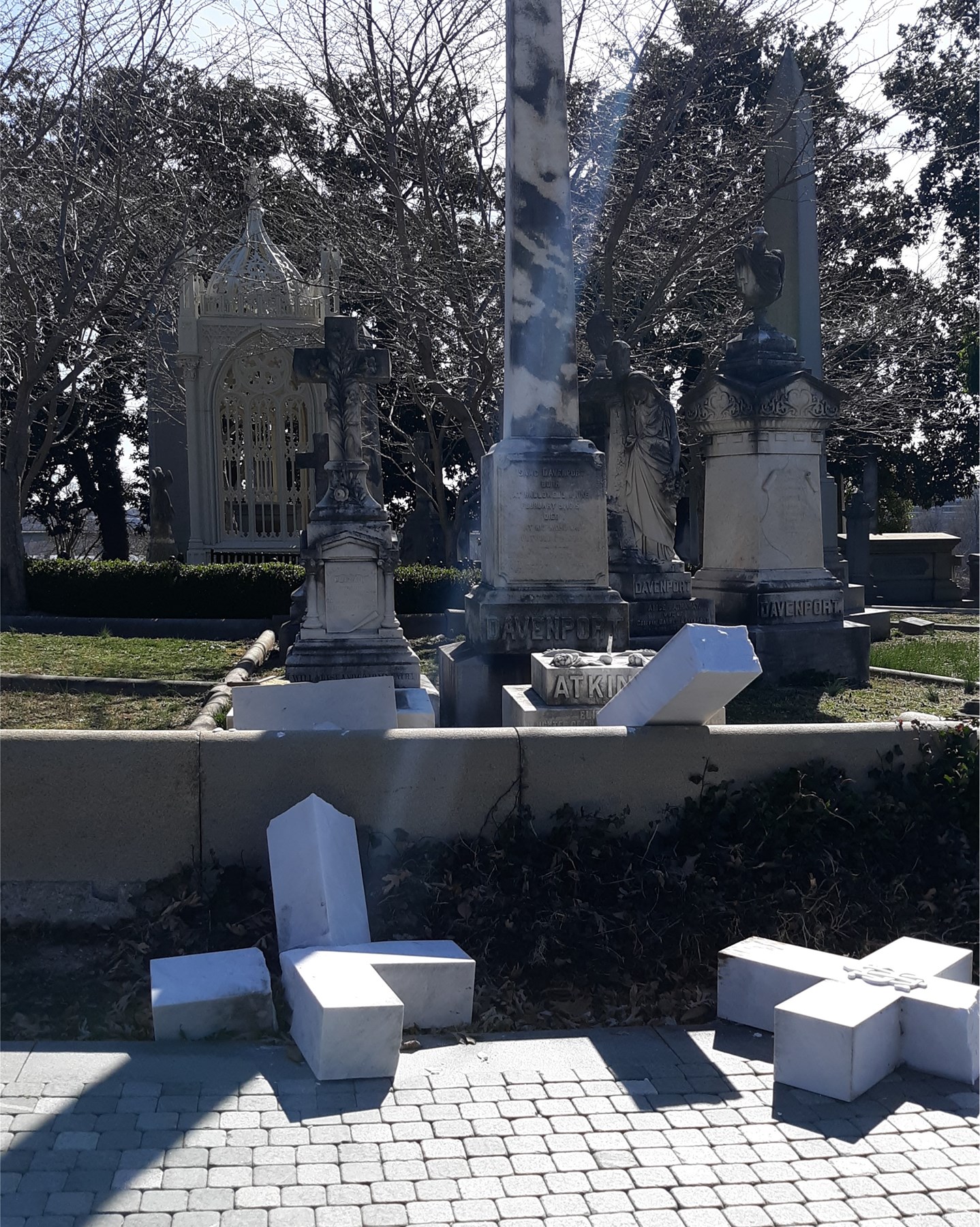 Restoring the Vandalized Historical Headstones at Hollywood Cemetery