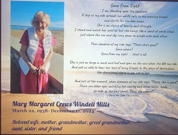 Obituary of Mary Margaret Mills