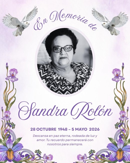 Obituario de Sandra Rolon Cabrera
