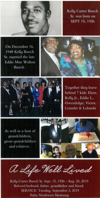 Obituary of Kelly Carter Bunch