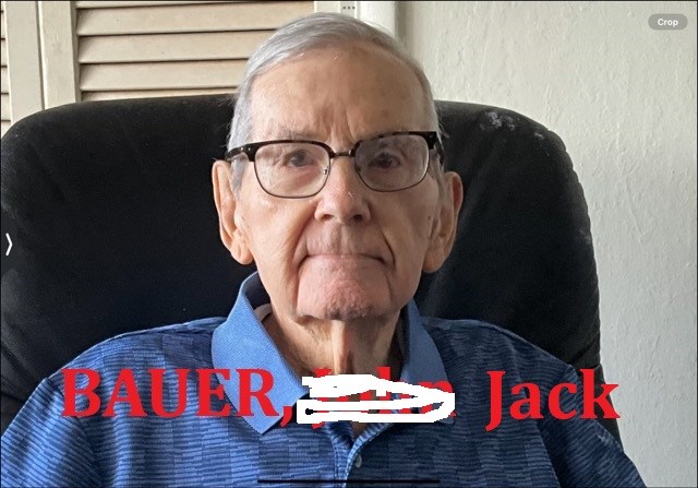 Obituary of Jack William Bauer