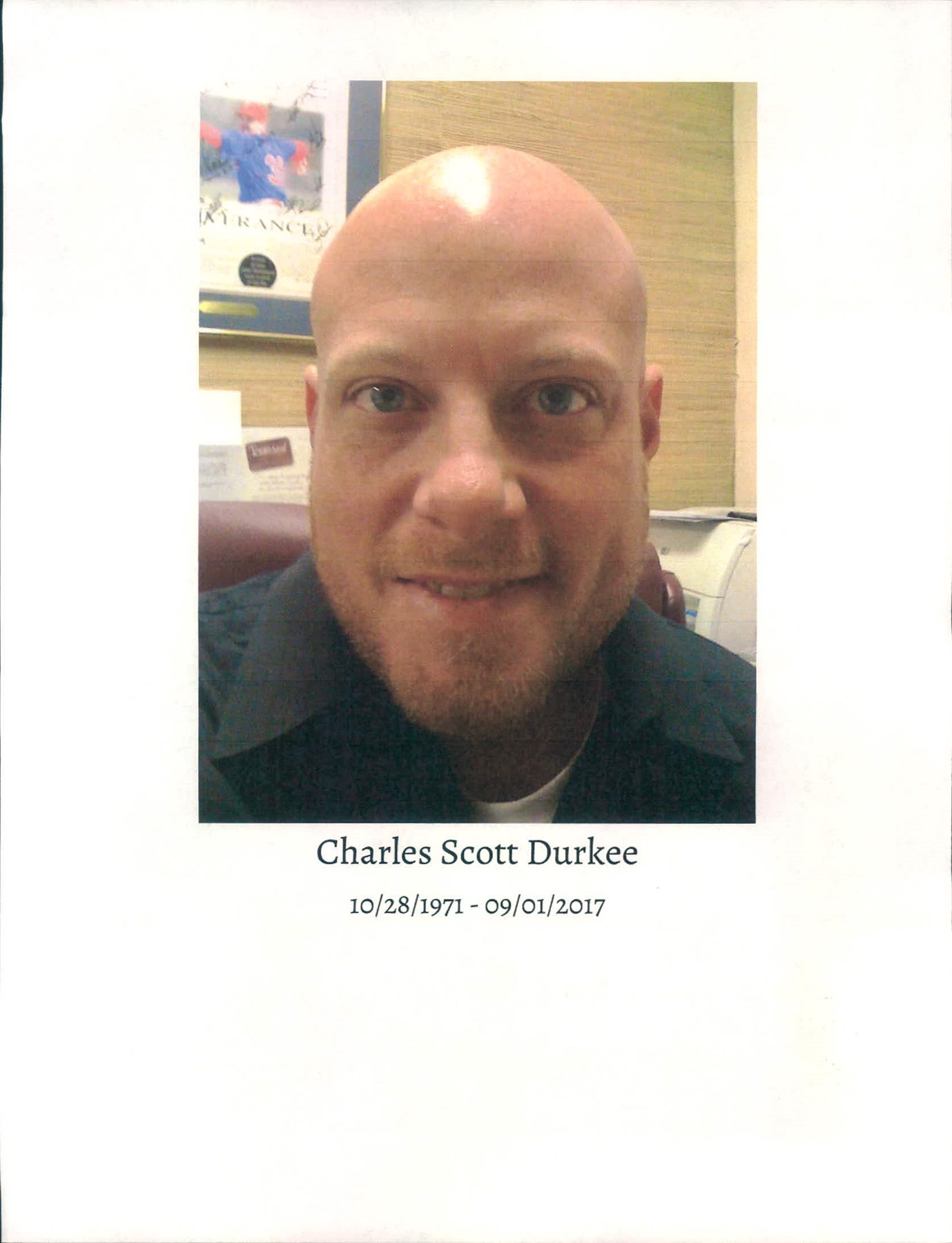 Obituary of Charles Scott Durkee
