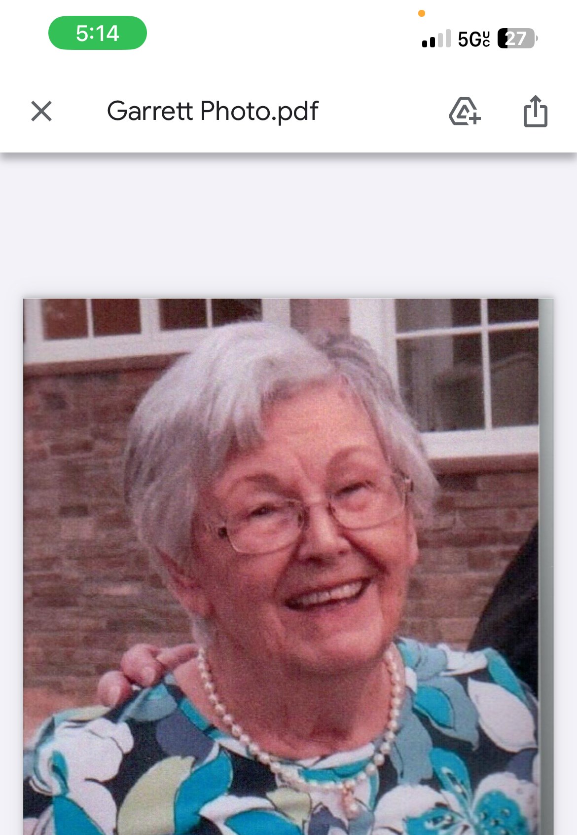 Obituary of Irene Garrett