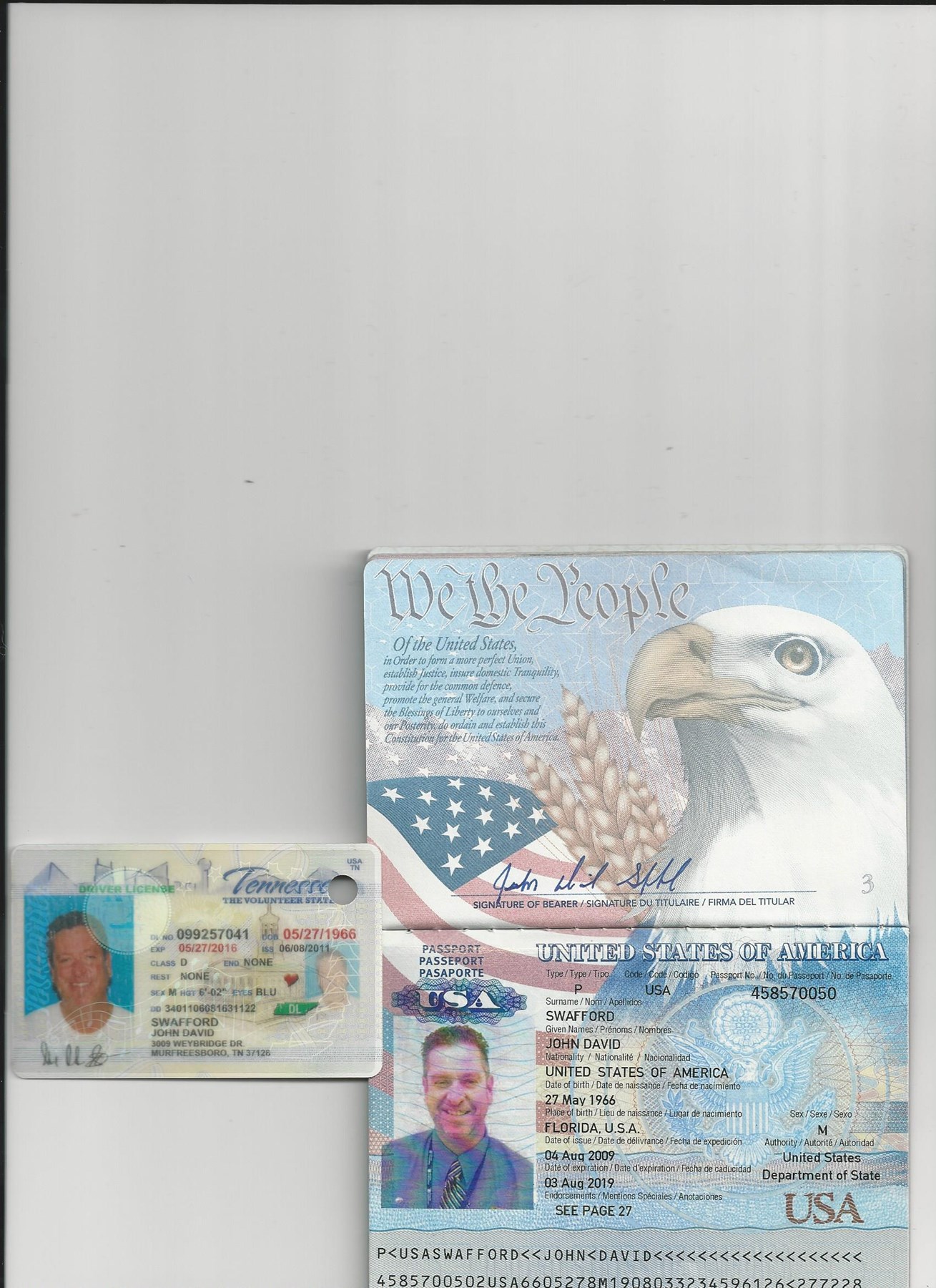 Obituary of John David Swafford