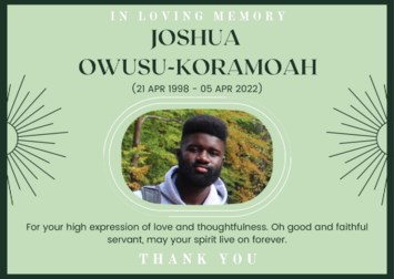 Obituary of Joshua Owusu-Koramoah