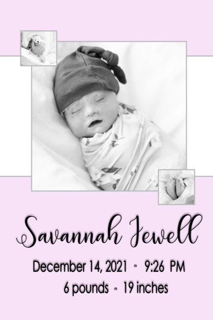 Obituary of Savannah Jewell Montgomery