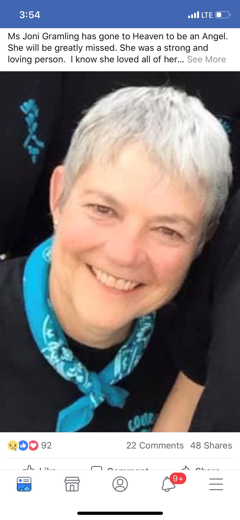 Obituary of Joanna Gramling