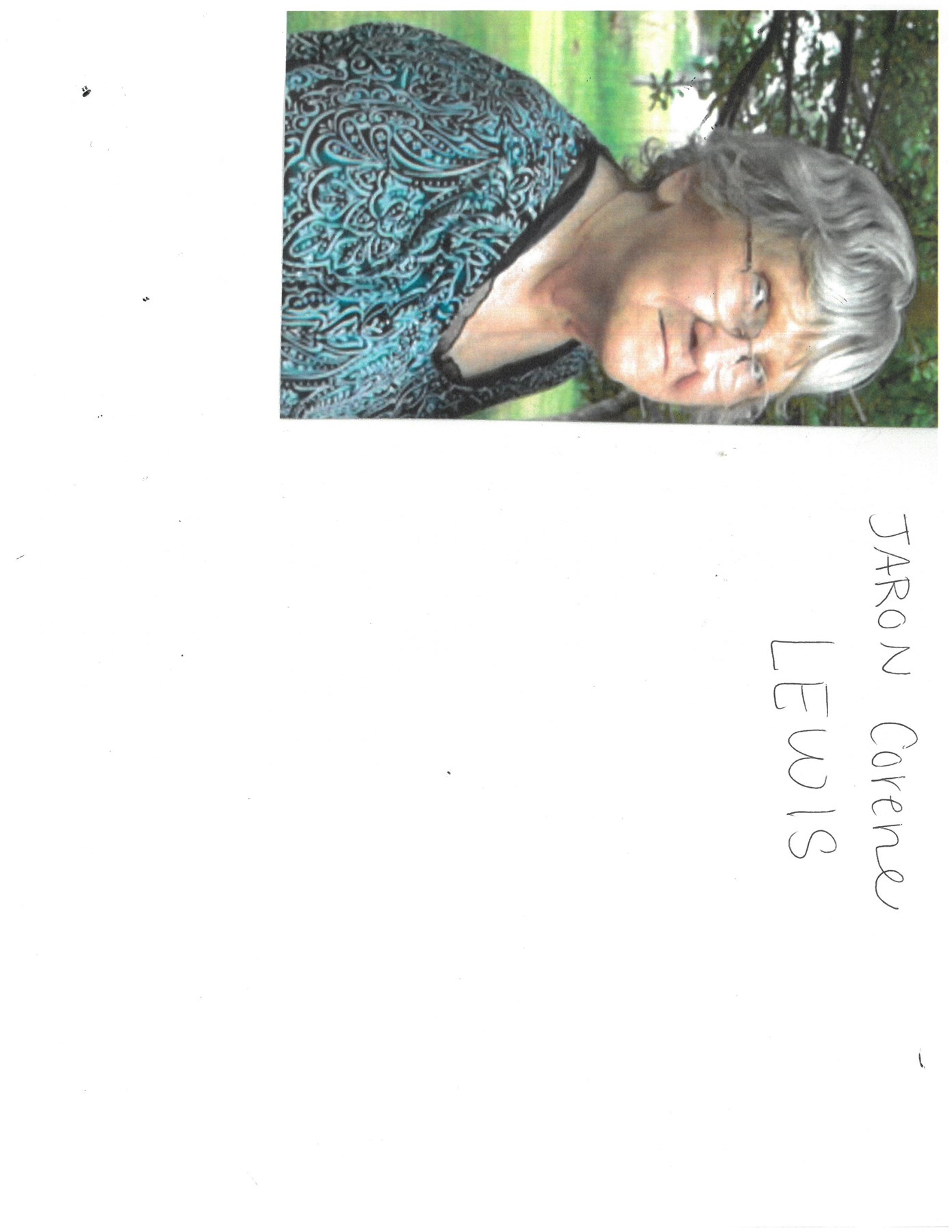 Obituary of Jaron Corene Lewis