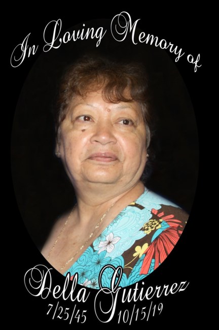 Obituario de Della Gutierrez