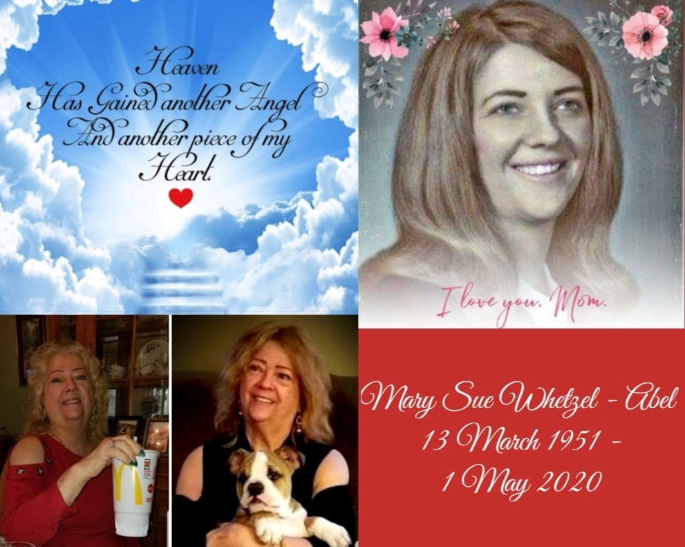 Obituary of Mary Sue Whetzel - Abel