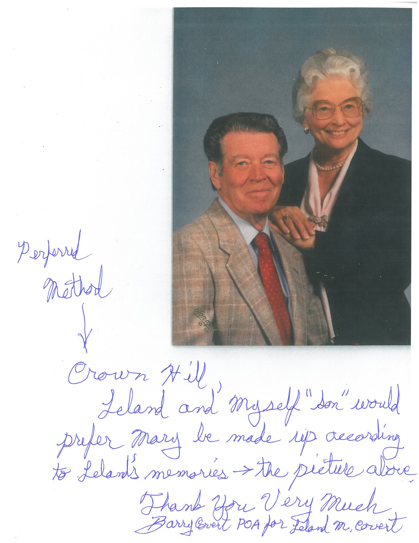 Obituary of Mary Frances Covert