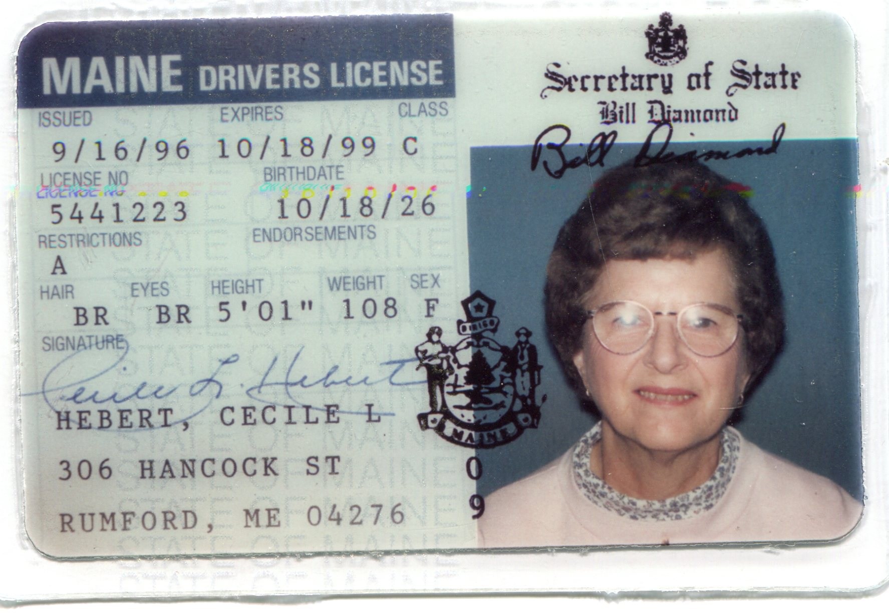 Obituary of Cecile L Hebert