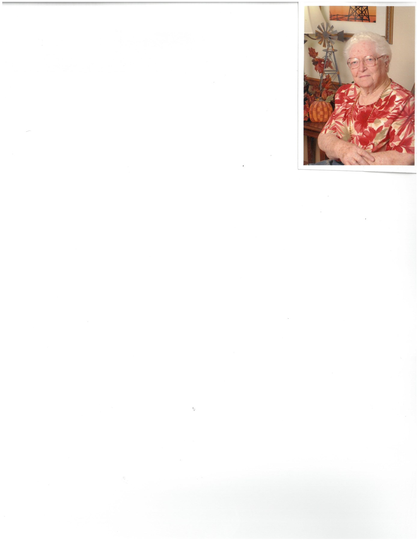 Obituary of Phyllis "Anna" Bauerlein