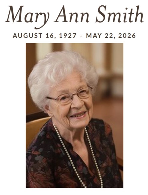 Obituary of Mary Ann Smith