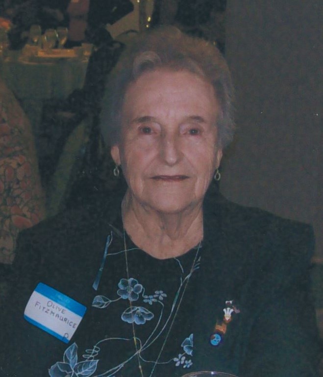 Olive Winifred Fitzmaurice Obituary Waldorf, MD