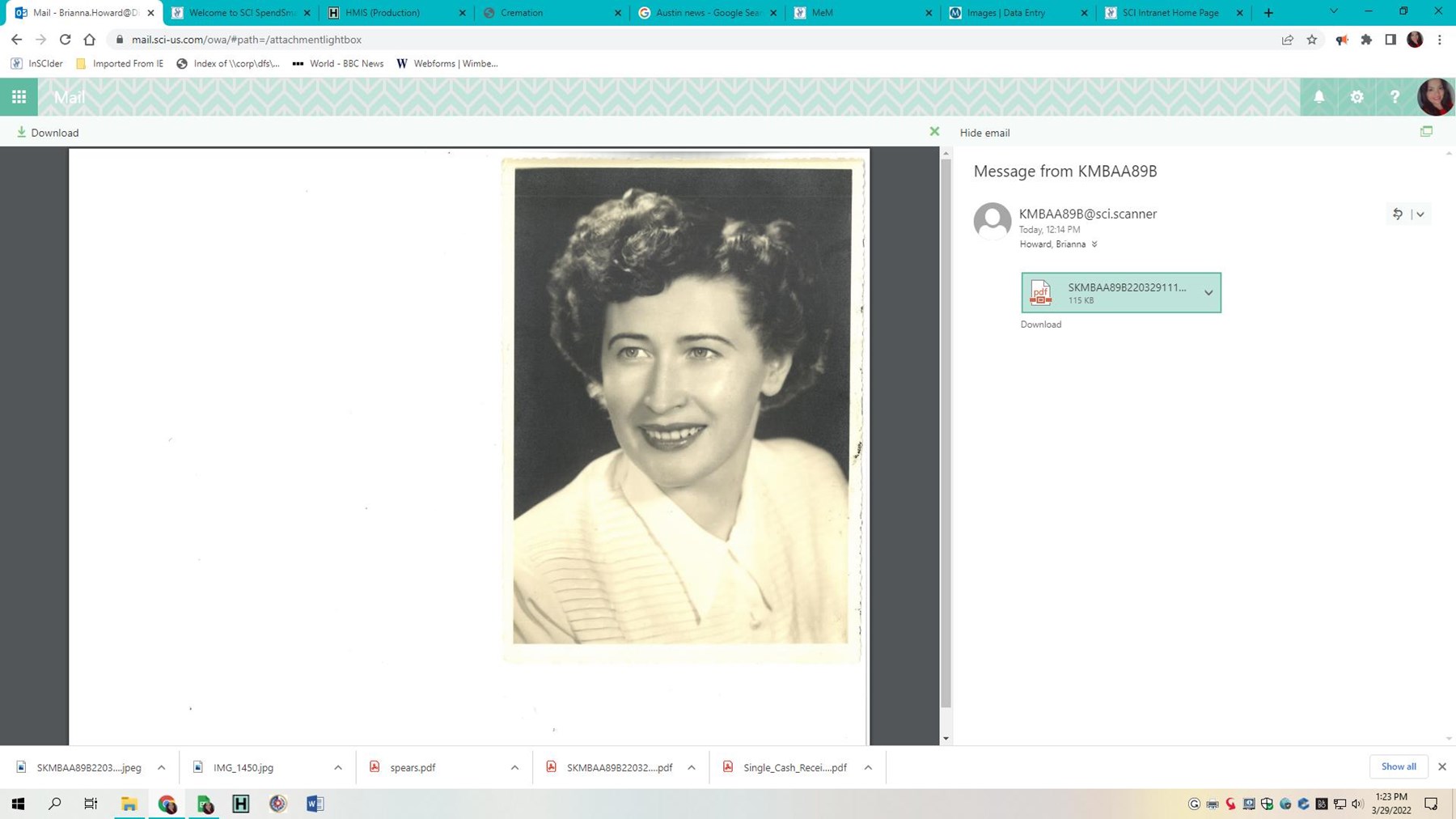 Obituary of Irmgard Spears