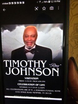 Obituary of Elder Timothy Ray Johnson