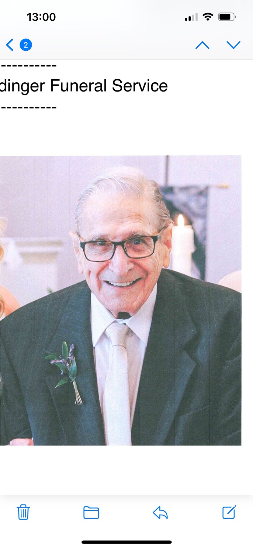 Obituary of Joseph J Capparuccini