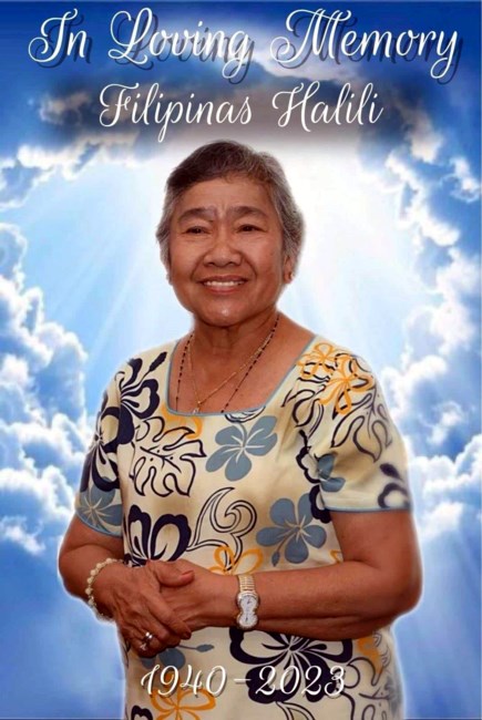 Obituary of Filipinas Maza Halili